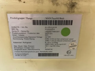 MAN N/A - 81.63910-6109 FRIDGE DOMETIC 42 LITER image 3