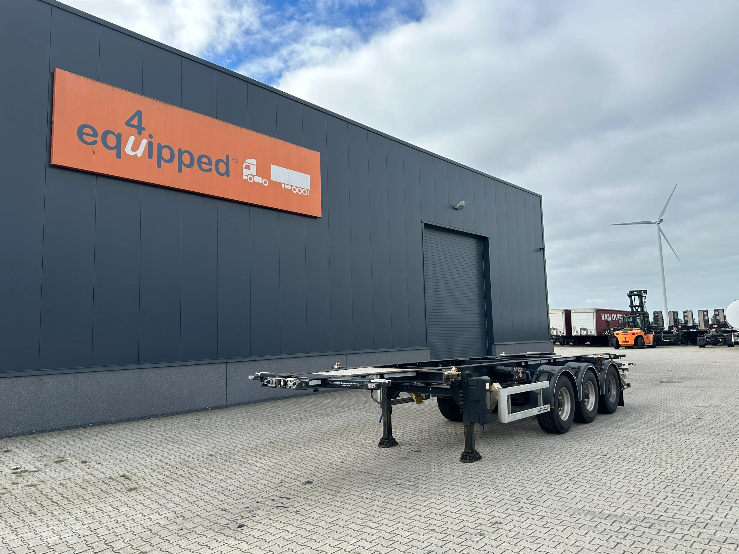 LAG 2017 - 20FT/30FT ADR Chassis / BPW DRUM / ADR (EXII, EXIII, FL, AT) / ALCOA / NL-Chassis / APK+ADR: 08-11-2026 afbeelding 1