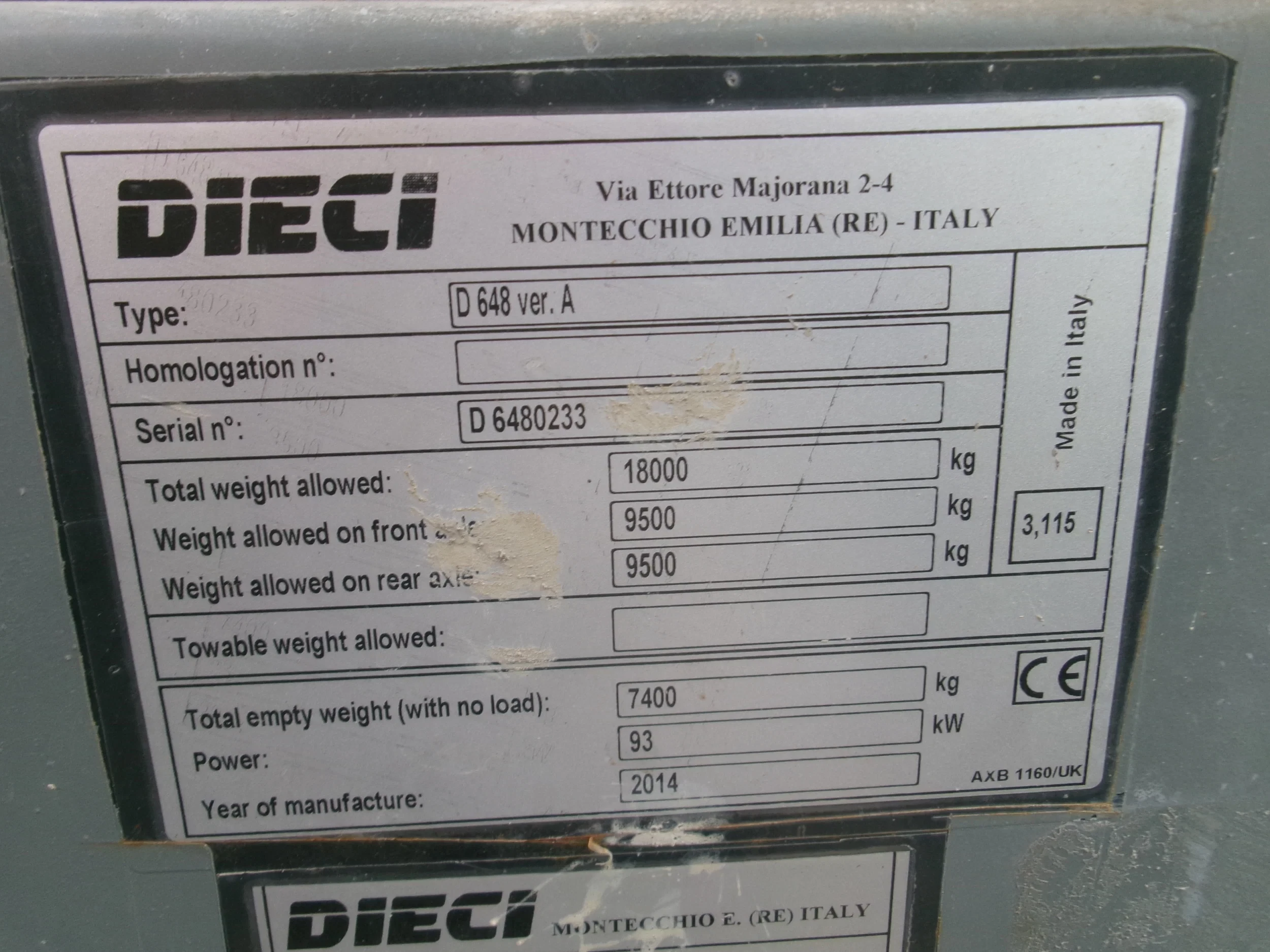 Dieci 2014 - D648 4X4X4 Bild 11