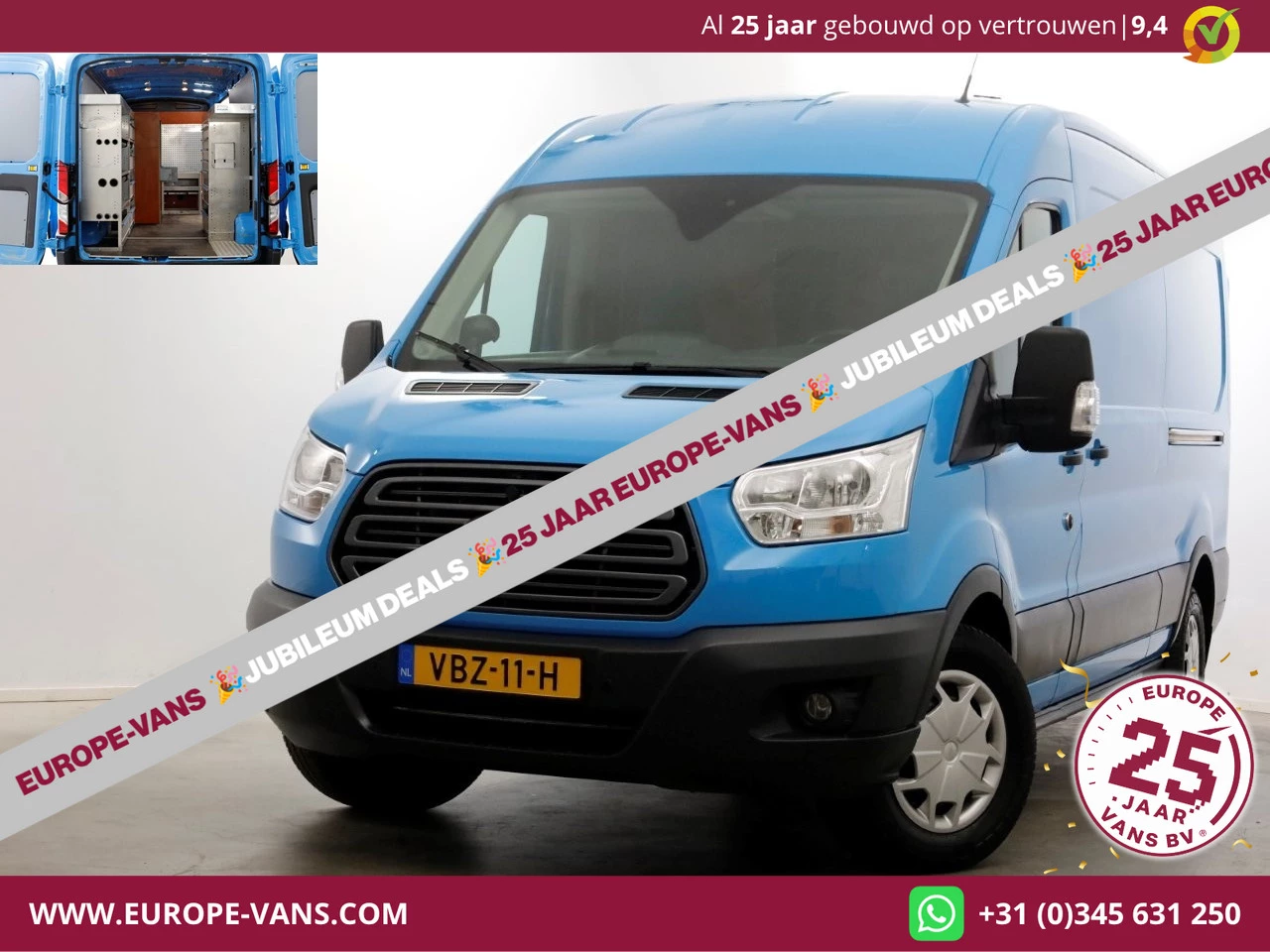 Ford Transit 2019 - 350 2.0 TDCI 130pk E6 L3H2 Trend Airco/Camera/2x Schuifdeur 10-2019 obrázek 1
