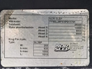 Norse N/A 2011 - Nor-Slep - 3 axle - Side boards - bild 26