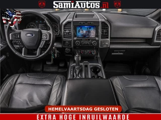 Ford F-150 2018 - 5.0 V8 4X4 | MAT OLIVE GREEN | BIJTELLING VRIJ | ZEER DIK | CAMERA | 3500KG | PANORAMA | LEDER | GO RHINO ROLLBAR | afbeelding 23