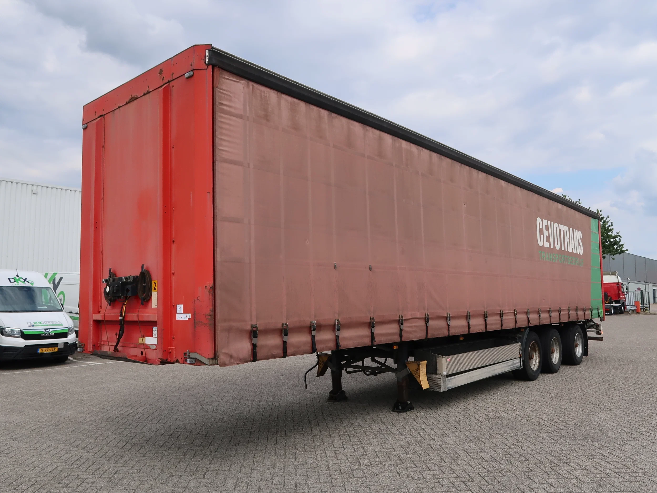 Pacton B3-001 2007 - O4, Lift & Lenkachse BPW, Staplerhalter, 4 Units, TUV, NL Trailer TOP! afbeelding 1