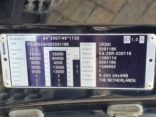 Scania R 2020 - R650 V8 NGS Highline 6x4 - Manual gearbox with retarder - Full air - 2x tank afbeelding 51