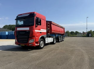 DAF XF 450 2018 - XF450 FT 4X2 I.C.M. 2016 Schmitz SGF*S3 27m3 stalen kipper immagine 4