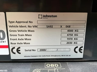 Johnston CN201 Euro 6 2016 - N/A afbeelding 16