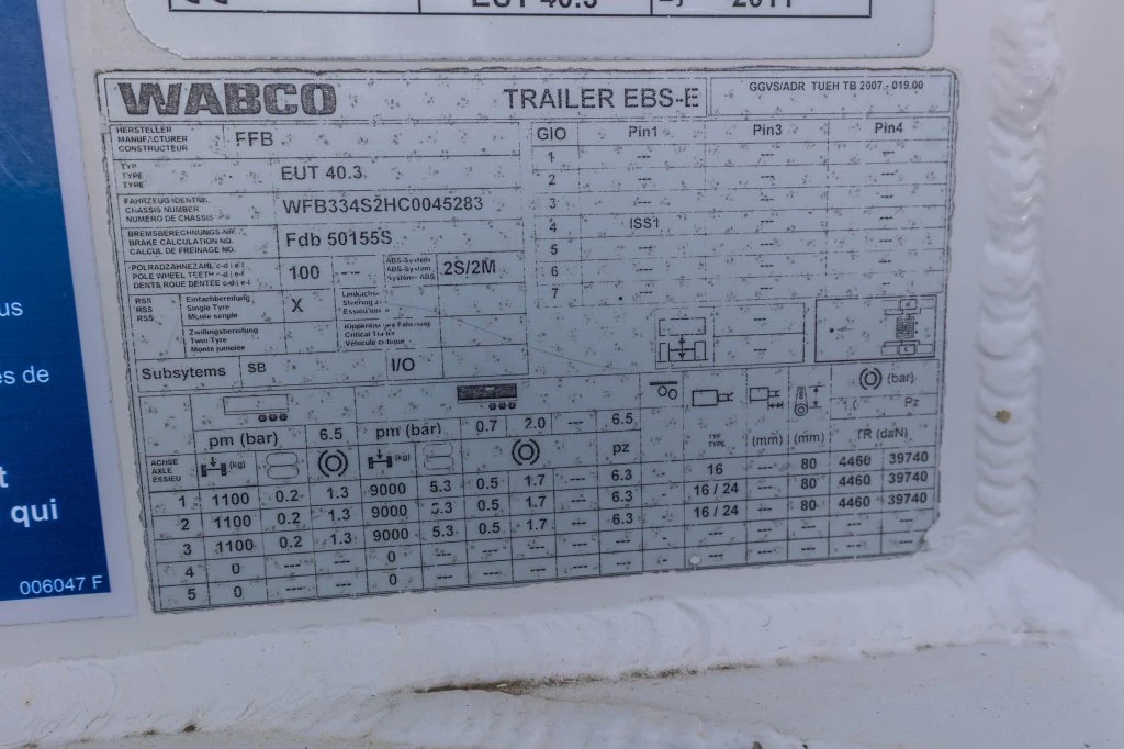 FELDBINDER 2011 - EUT 40.3- 40.000 L CEMENT/CIMENT/ZEMENT obrázek 24