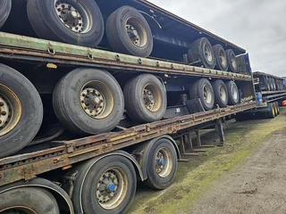 Van Hool 3B073 |3 AXLE FLATBED  | STACK OF 5 SEMITRAILERS | ALL BPW DRUM 2009 - N/A image 3