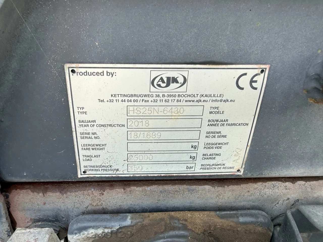 Volvo FMX 410 2018 - / ENGINE RUNNING / 8X4 / ONLY:278525 KM / AJK HOOKLIFT 25TON / 2X BIG AXLE / FULL-STEEL / AUTOMATIC / EURO-6 / 2018 obrázek 32