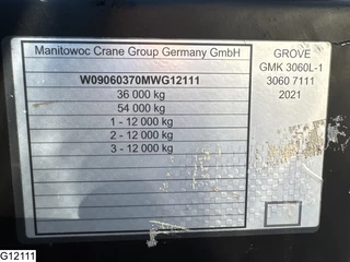 Grove N/A 2021 - GMK3060L-1 6x6, 60.000 kg, 48 m obrazek 19