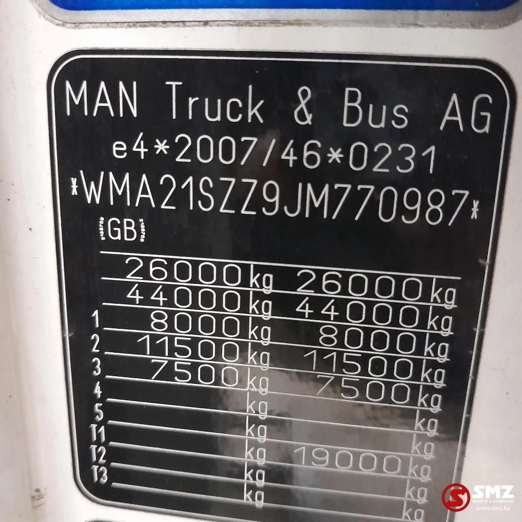 MAN 2018 - Occ Cabine RHD MAN obrázek 17
