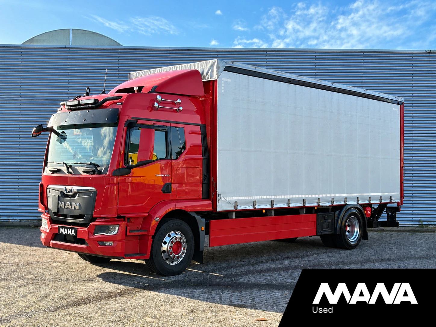 MAN TGM 2022 - 18.320 4x2 BL TM CH CURTAIN / ALCOA / CAMERA / BED / FRIDGE / DRAWBAR COUPLING afbeelding 1