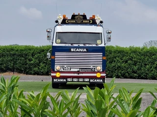 Scania LB140 V8 1976 - 350 HP 6x2 Oldtimer - Perfect shape - Private owned/No VAT image 52