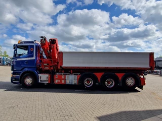 Scania R 2013 - R560 V8 8x4*4 - HIAB 244 K5 Crane / Kran / Grua with remote - Steering axle - Full air bild 27