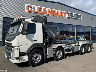 Volvo FM 410 8x4 Hiab 28 Tonmeter laadkraan met 20 Ton Silosteller haakarmsysteem 2016 afbeelding 2 miniatuur