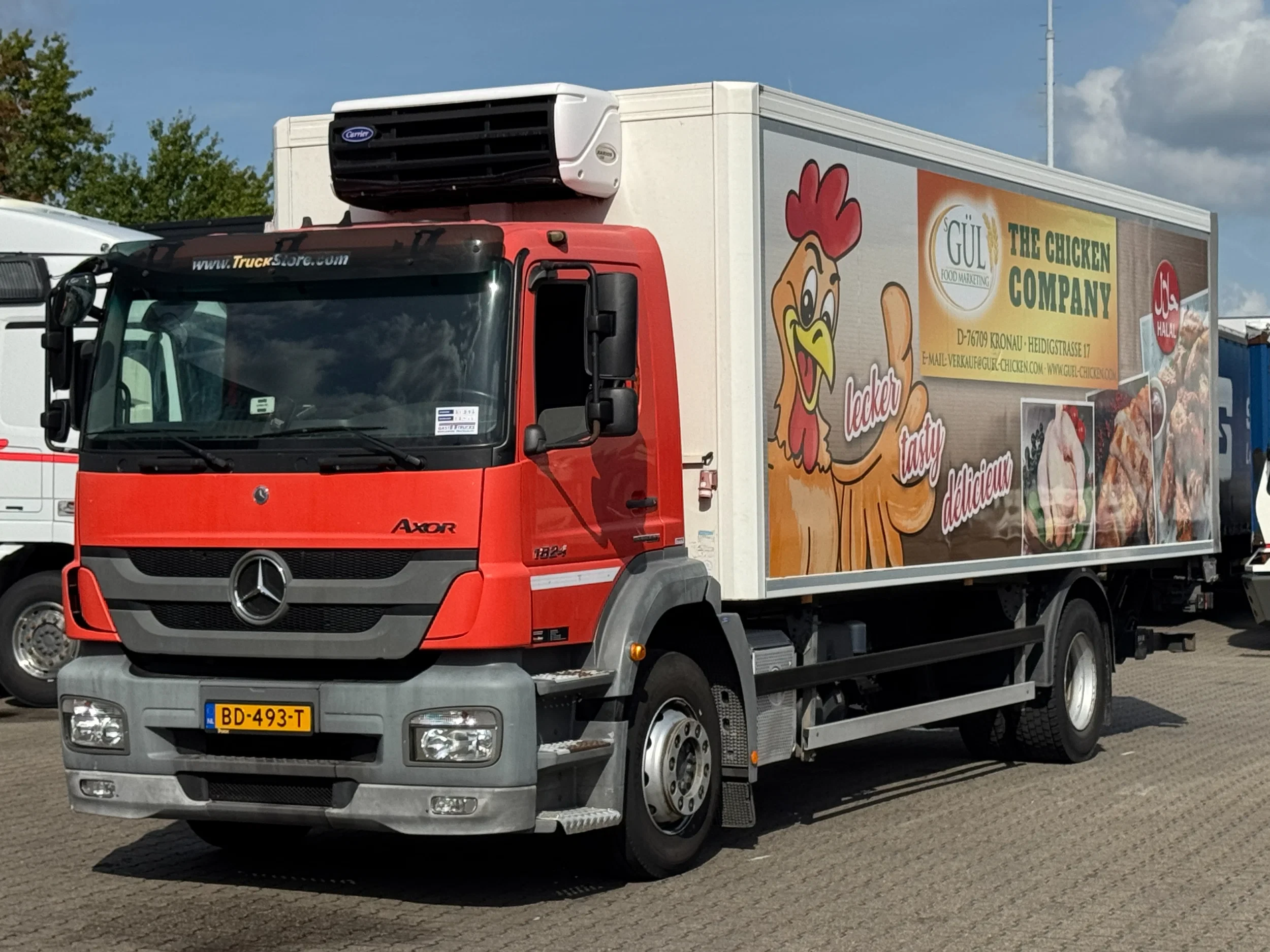 Mercedes-Benz Axor 1824 2011 - Carrier Xarios 600 / Laadklep Euro 5 afbeelding 1