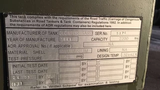Diverse N/A 1989 - DIESEL OPSLAG TANK 2200 LITER zdjecie 7