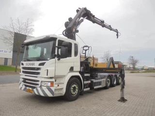 Scania P P370 8X2 HAAK + KRAAN NL TRUCK