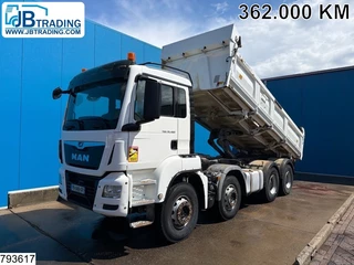 MAN TGS 2018 - 35 460 8x4, EURO 6, Manual te koop