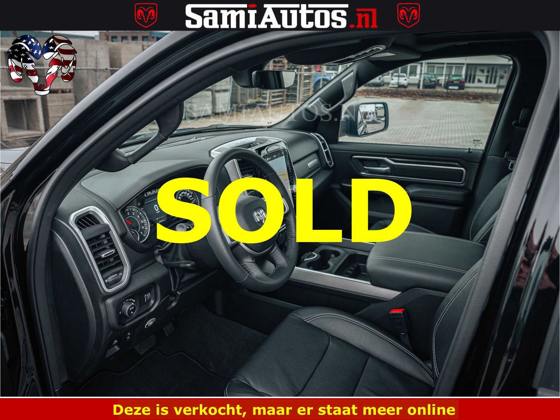 Dodge Ram Pick-Up 2024 - SPORT | 5.7 V8 4x4 HEMI | PANORAMA DAK | GROOTSCHERM 12 INCH | LPG | Diamond Black Pearl | obrázek 57