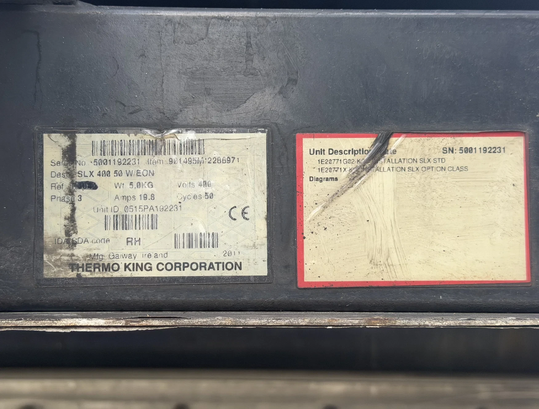 Floor FLSD0-12-20K1 2006 - THEO MULDER THERMO KING SLX400 STEERING AXLE SIDE DOOR HOLLAND-TRAILER afbeelding 10