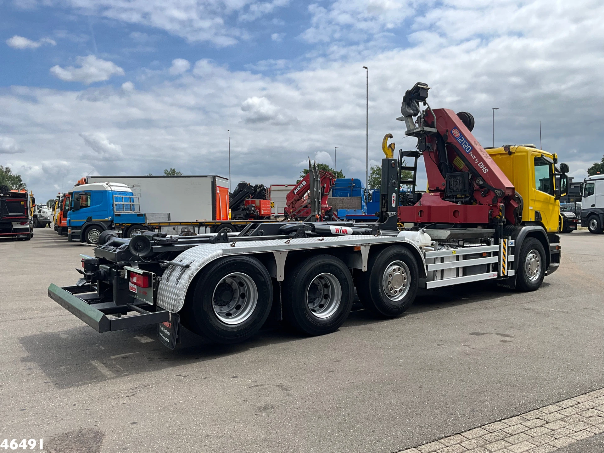 Scania P 2017 - 450 Euro 6 HMF 21 Tonmeter laadkraan afbeelding 5