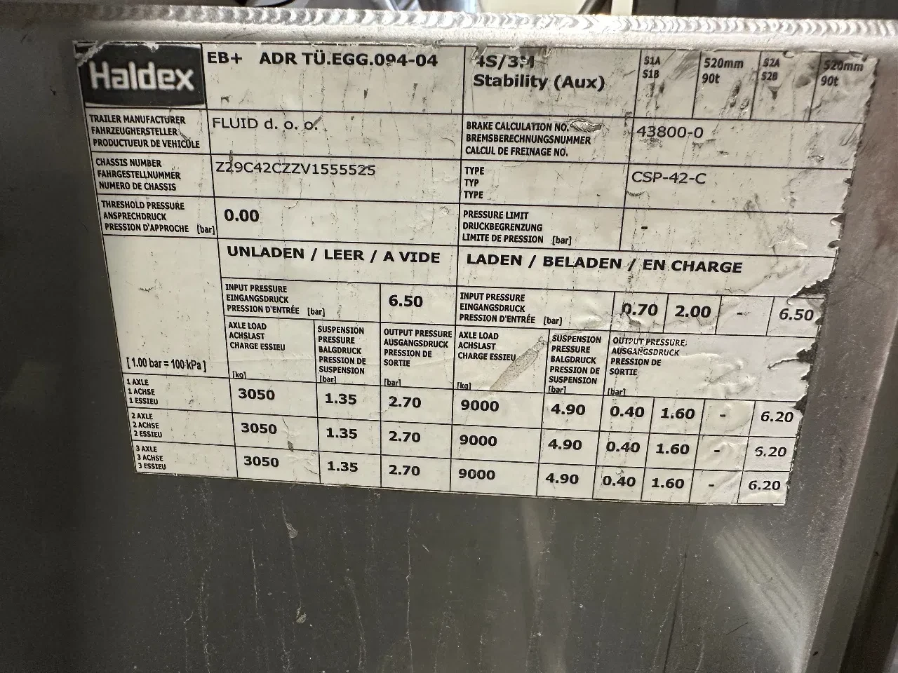 Diversen 2008 - Fluid / LPG / 50.100L / P28BH / Propane / Butan / GAZ / ADR / DP: 05/29 изображение 39