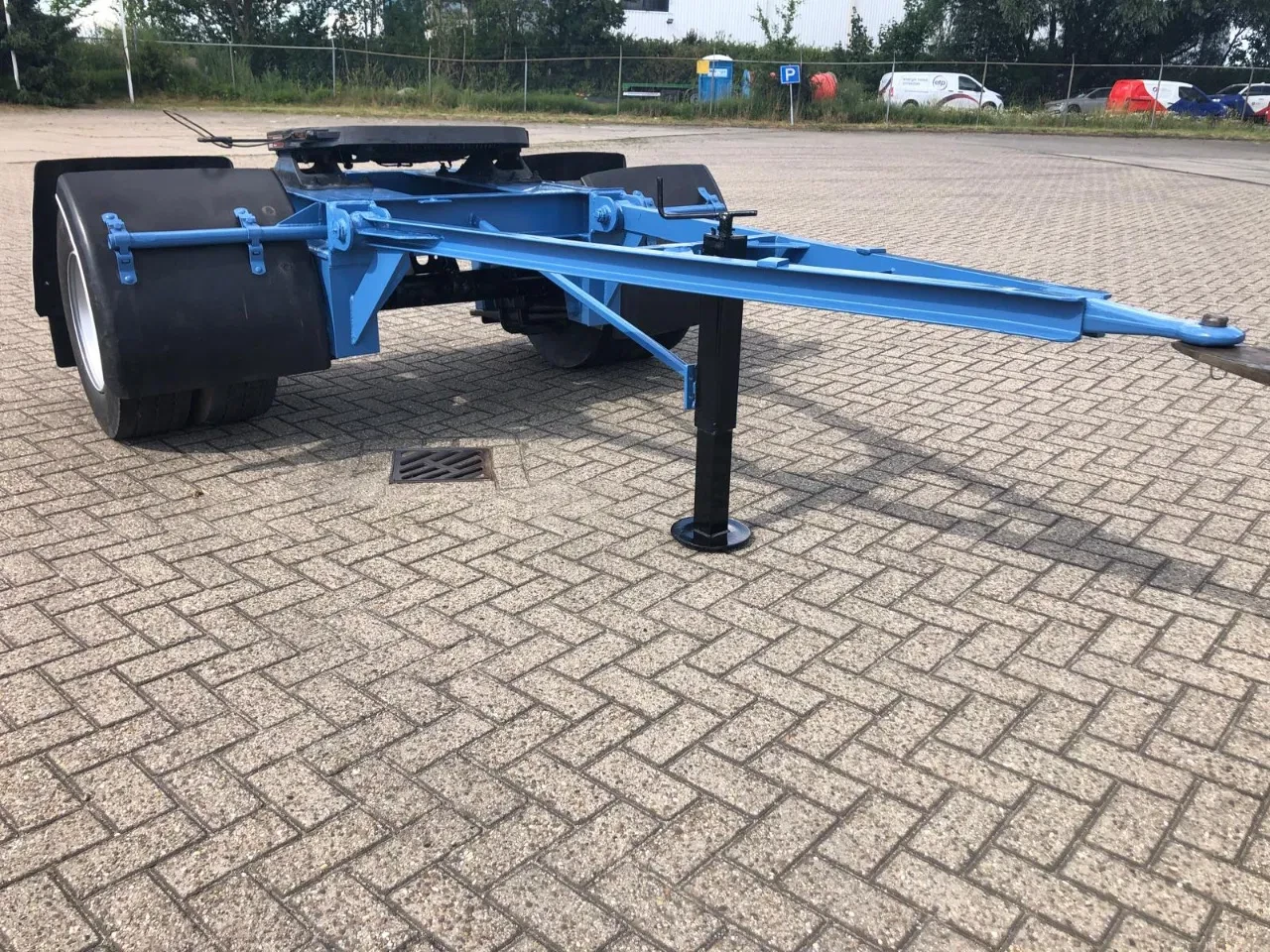 Diversen - Enkel as Dolly 10T - Blauw "Groenewegen" - Schotelhoogte: 100 cm afbeelding 6