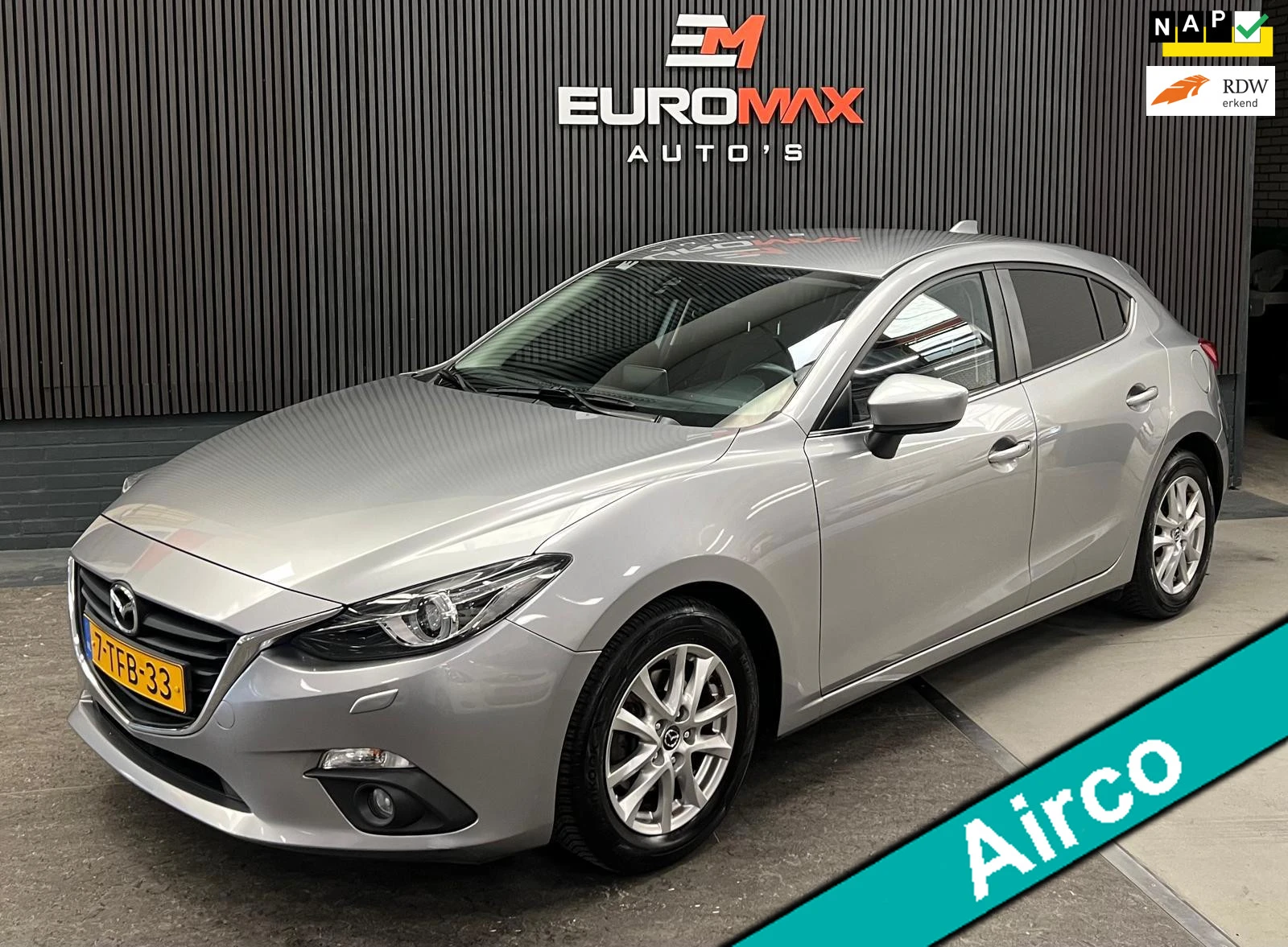 Mazda 3 2014 - 2.0 TS+ 1e Eigenaar - NAP - Trekhaak - Cruise Cntrl afbeelding 1