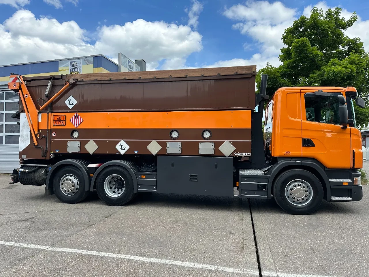 Scania G - G440 6x2 *Willig *Tank Altöl+Filter Entsorgung ADR afbeelding 2