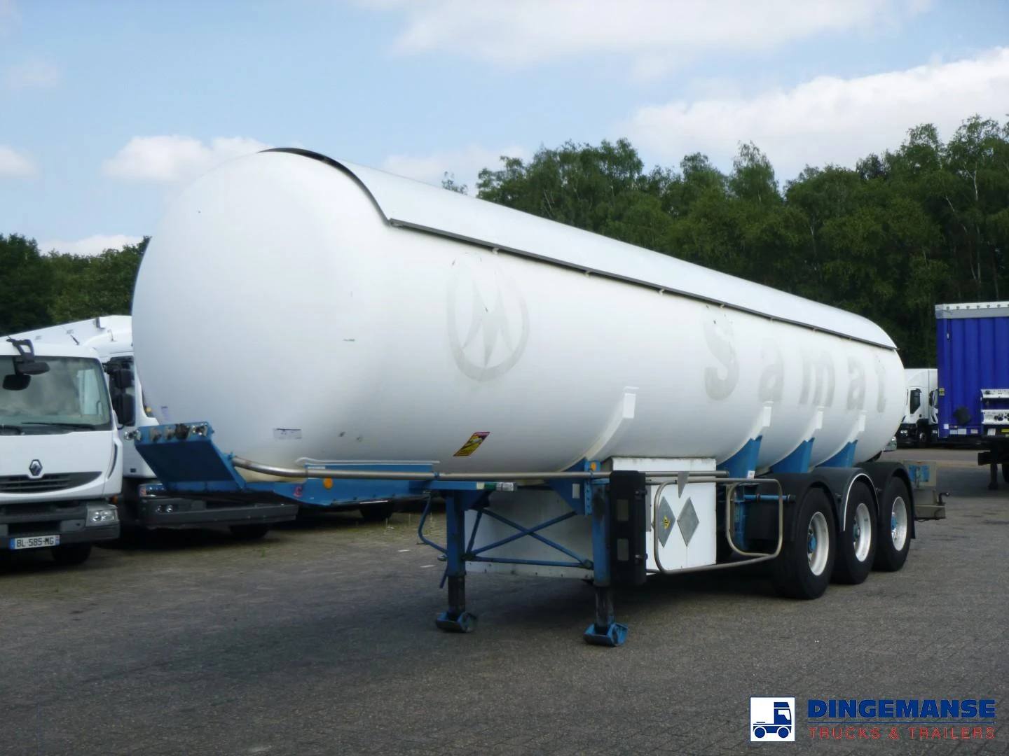 Guhur Low-pressure gas tank steel 31.5 m3 / 10 bar (methyl chloride) 1995 Bild 1