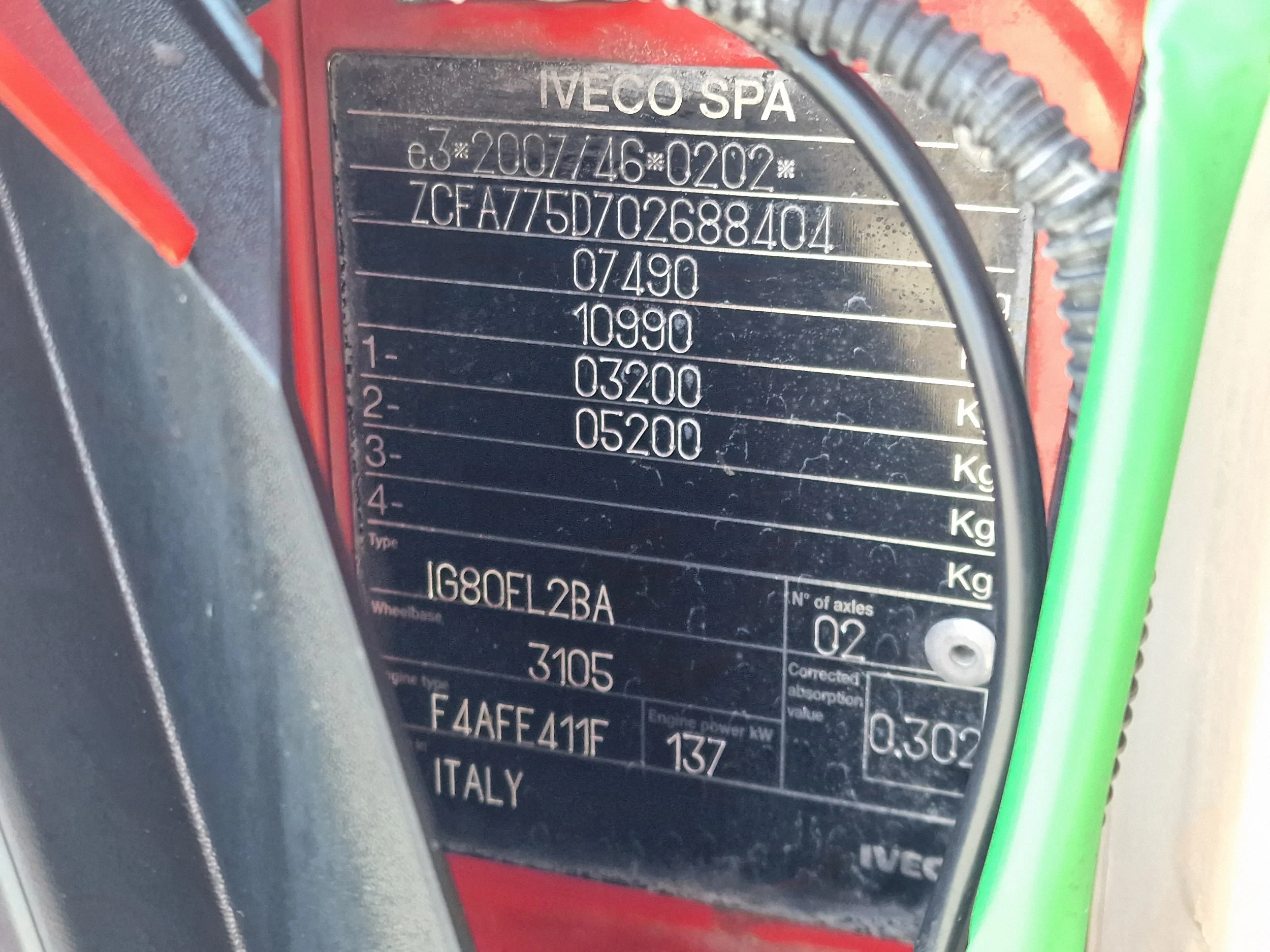 Iveco Eurocargo 2018 - 75.190 - Finkl Livestock 1 deck - 9.07 M 2 - Air suspension - Euro 6 obrázek 24