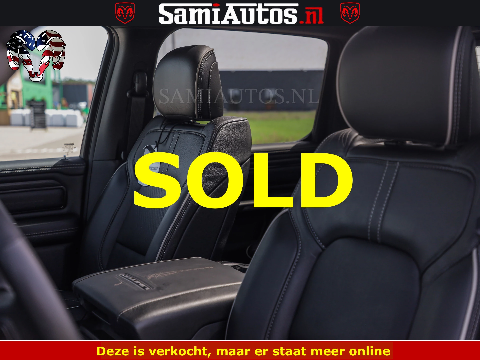 Dodge Ram Pick-Up 2024 - DELMONICO | LIMITED NIGHT 5.7 V8 | BOM VOL | HUD | LUCHTVERING | MEEST LUXE DUBBELE CABINE | 5 PERSOONS | obrázek 79
