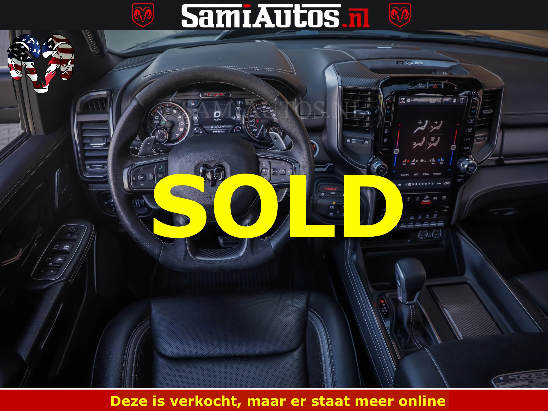 Dodge Ram Pick-Up 2023 - TRX BLACK OPS HELLCAT | 6.2 V8 712PK SUPERCHARGER | FULLY LOADED | CARBON | BLACK ON BLACK | obrázek 28