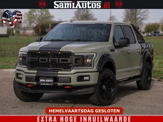 Ford F-150 2018 - 5.0 V8 4X4 | MAT OLIVE GREEN | BIJTELLING VRIJ | ZEER DIK | CAMERA | 3500KG | PANORAMA | LEDER | GO RHINO ROLLBAR | afbeelding 41