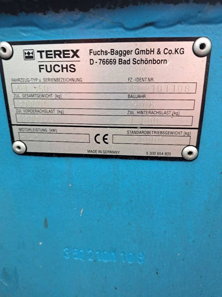 Fuchs 2006 - MHL 350 C Bild 17