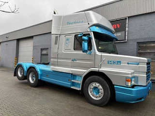 Scania T 1995 - T143-420 V8 Torpedo 6x2 V8 steel/air retarder manual special interior obrazek 2