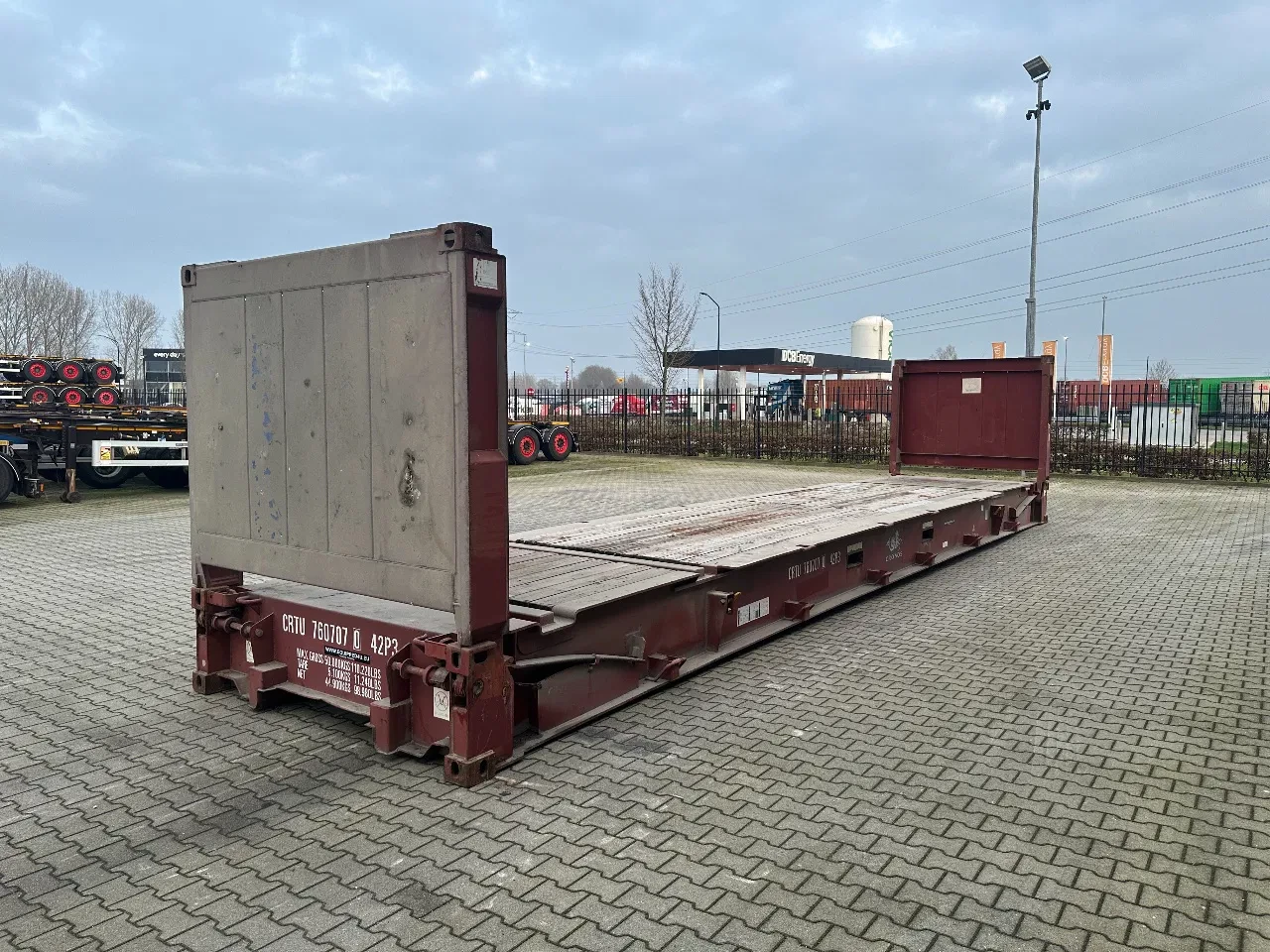 CIMC 2008 - 40FT FLATRACK FLUSH FOLDING / 10x available afbeelding 4
