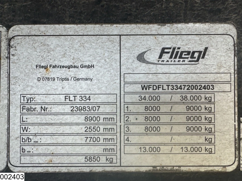 Fliegl 2007 - kipper 30 m3 immagine 4