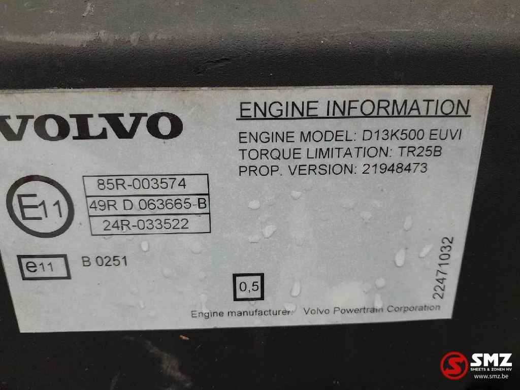 Volvo 2015 - Occ kleppendeksel D13K500EUVI Volvo image 5