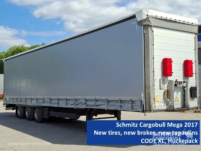 Schmitz Cargobull Semitrailer Curtainsider Mega 2017 afbeelding 1