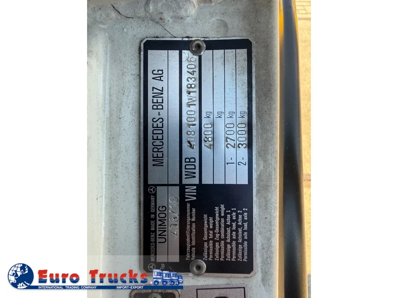 Unimog 1995 - U90/ Kran/ 2025 km original!! obrázek 10