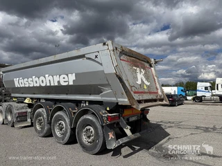 Kässbohrer Semitrailer Tipper Steel half pipe body 2020 te koop