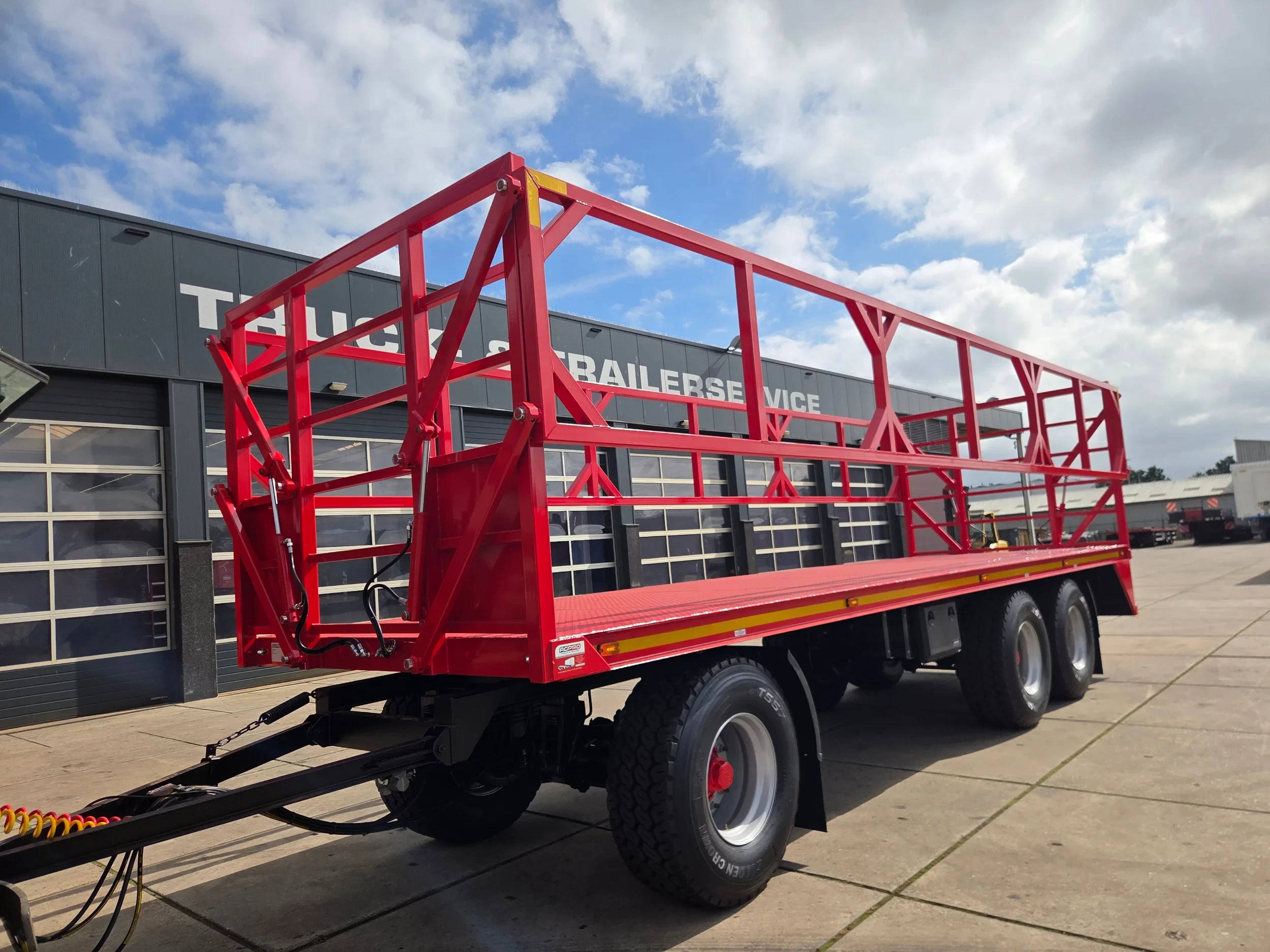 AGPRO 2026 - NIEUWE!!! 3 as balenwagen bladgeveerd op aanvraag en naar wens gebouwd afbeelding 2