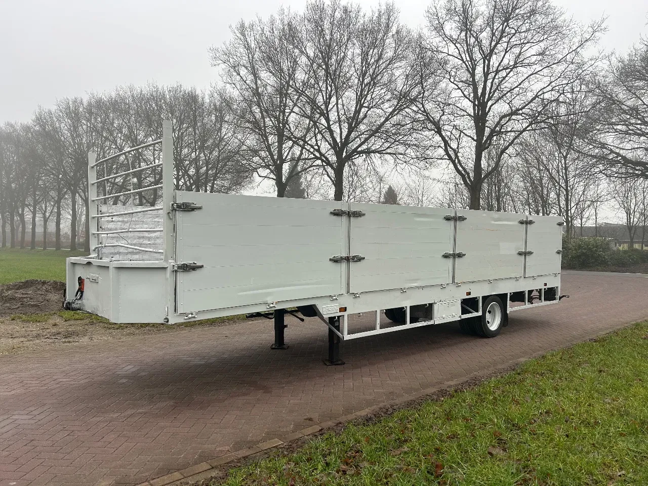 Veldhuizen 2000 - Be oplegger vlak met laadklep Dhollandia 1000 kg obrázek 5