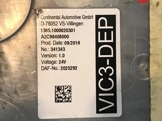 DAF N/A - 2025292 VIC3-DEP REGELEENHEID изображение 2