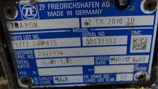 DAF N/A 2018 - ZF12TX 2010 TD obrazek 2