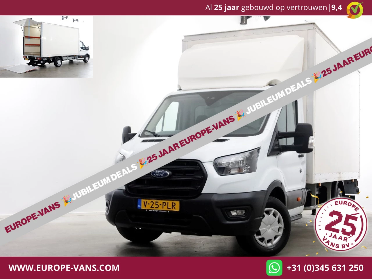 Ford Transit 2023 - 350 2.0 TDCI 130pk Trend Bakwagen met laadklep 1.005kg laadvermogen 11-2023 immagine 1