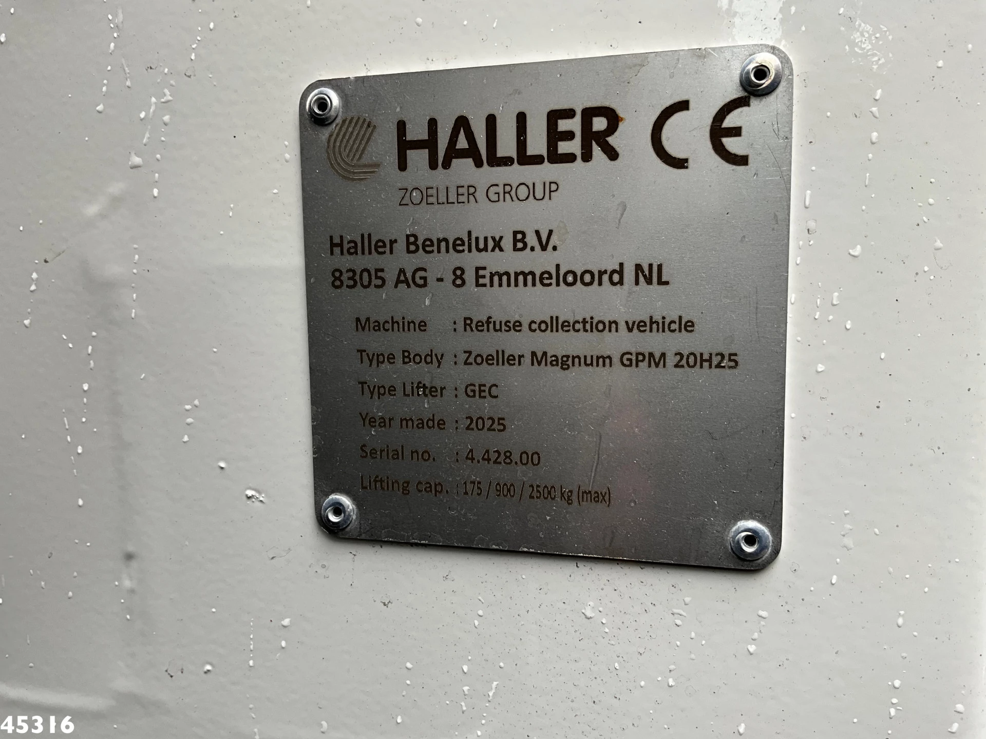 Volvo FM 330 Euro 6 Geesink 20m³ GEC Welvaarts weighing system 2025 Bild 24