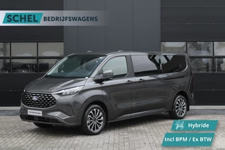 Ford Tourneo Custom 2025 - 340 2.5 PHEV L2H1 Titanium X 232pk | 2x Schuifdeur | ACC | 360 camera | Leder | Navi | Verwarmd stuurwiel | 19" LM velgen | Rijklaar image 1